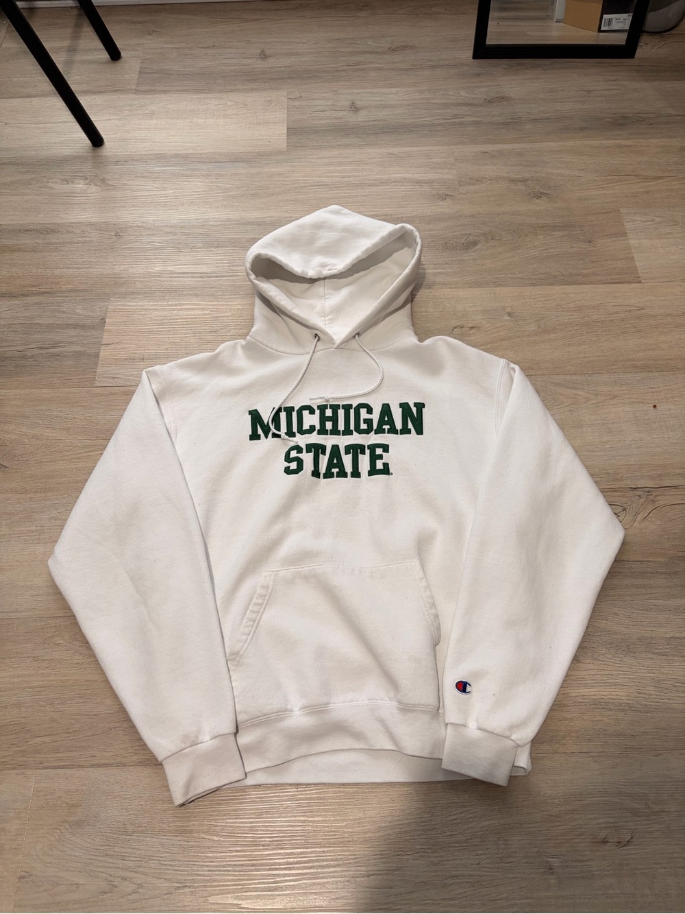 Champion Michigan State White Hoodie
